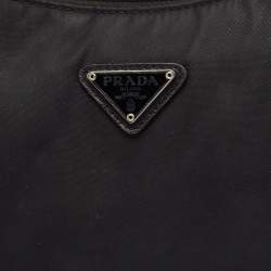Pre Owned Prada Black Nylon Mini Re-Edition 2000 Shoulder Bag