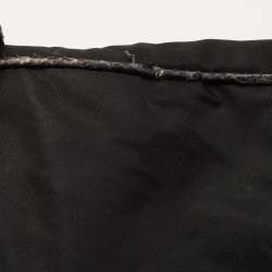 Pre Owned Prada Multicolor Nylon and Python Messenger bag
