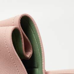 Prada Pink Saffiano Cuir Leather Medium Double Handle Tote