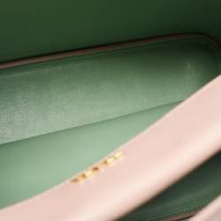 Prada Pink Saffiano Cuir Leather Medium Double Handle Tote