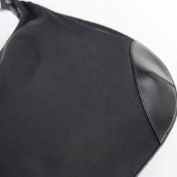 Prada Black Nylon Tessuto Triangle Shoulder Bag