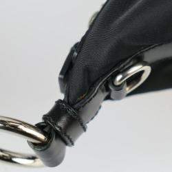 Prada Black Nylon Tessuto Triangle Shoulder Bag