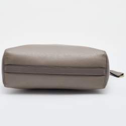 Pre Owned Prada Grey Saffiano Lux/Soft Leather Convertible Tote