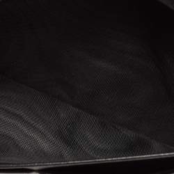 Pre Owned Prada Black Gaufre Leather Continental Wallet