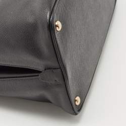 Prada Black Saffiano Leather Promenade Satchel