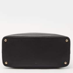 Prada Black Saffiano Leather Promenade Satchel