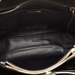 Prada Black Saffiano Leather Promenade Satchel