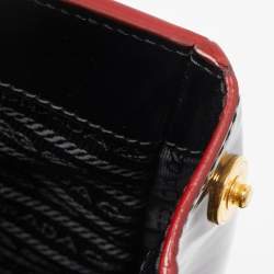 Prada Black Patent Leather Parabole Tote