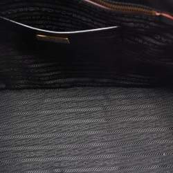 Prada Black Patent Leather Parabole Tote