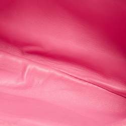 Prada Pink Ostrich Leather Mini Sound Top Handle Bag