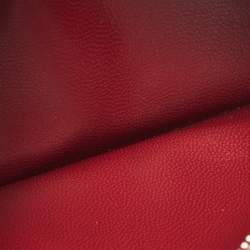 Pre Owned Prada Brown Saffiano Lux Leather Wristlet Pouch