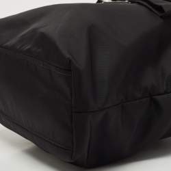 مملوكة مسبقًا Prada Black Tessuto Nylon Bow Tote