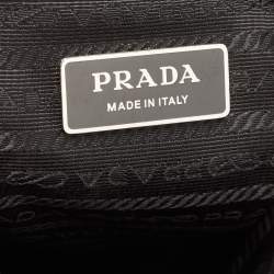 مملوكة مسبقًا Prada Black Tessuto Nylon Bow Tote