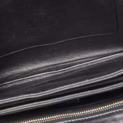 Pre Owned Prada Multicolor Tartan Plaid Saffiano Leather Flap Shoulder Bag