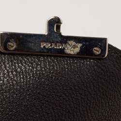 Pre Owned Prada Beige Saffiano Leather Mini Sound Crossbody Bag