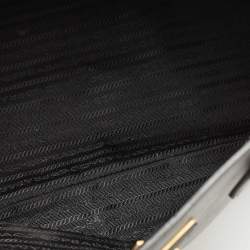 Pre Owned Prada Black Saffiano Leather Large Gardener's Tote