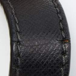 Pre Owned Prada Black Nylon and Leather Flap Crossbody Bag 