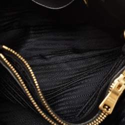 Pre Owned Prada Black Vitello Daino Leather Tote