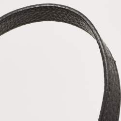 Pre Owned Prada Black Vitello Daino Leather Tote