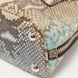 Prada Multicolor Python Mini Promenade Satchel