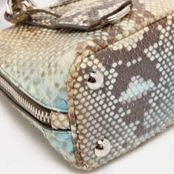Prada Multicolor Python Mini Promenade Satchel