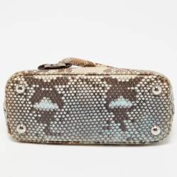Prada Multicolor Python Mini Promenade Satchel