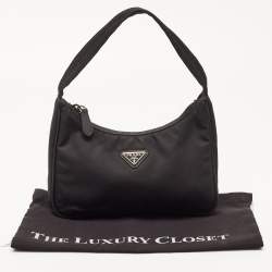 مملوكة مسبقًا Prada Black Nylon Shoulder Bag
