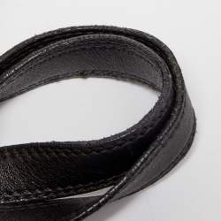 Pre Owned Prada Black Leather and Nylon Satchel