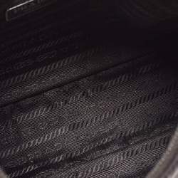Prada Black Tessuto Nylon Re-Edition 2000 Baguette Bag