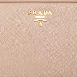 Prada Old Rose Saffiano Lux Leather Mini Camera Crossbody Bag