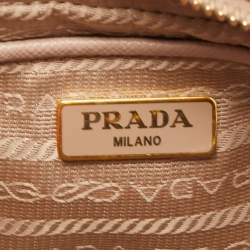 Prada Old Rose Saffiano Lux Leather Mini Camera Crossbody Bag