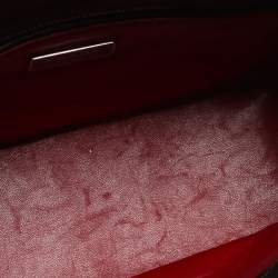 Pre Owned Prada Black/White Saffiano Lux Leather Small Galleria Tote