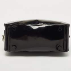 Pre Owned Prada Black Spazzolato Leather Satchel