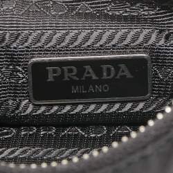 Pre Owned Prada Black Nylon Re-Nylon Crossbody Bag