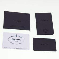 Pre Owned Prada Black Nylon logo Shoulder Bag
