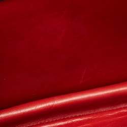 Pre Owned حقيبة كتف برادا جلد سافيانو أسود بقلاب