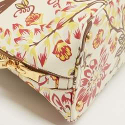 Pre Owned Prada Multicolor Astro Cervo Leather Dome Satchel