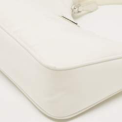 Pre Owned Prada White Nylon Mini Re-Edition 2000 Shoulder Bag