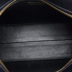 Pre Owned Prada Black Esplanade Saffiano Crossbody Bag