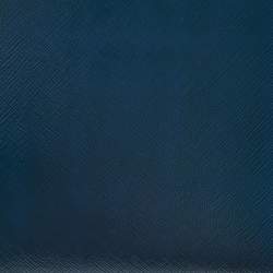 Pre Owned Prada Teal Blue Saffiano Vernice Leather Parabole Tote