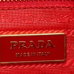 Pre Owned Prada Multicolor Woven Nylon Tote
