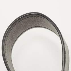 Pre Owned Prada Navy Blue/Black Velvet and Leather Pionniere Saddle Bag