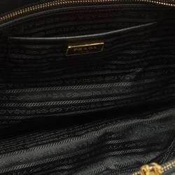 Pre Owned Prada Black Saffiano Lux Leather Large Galleria Tote