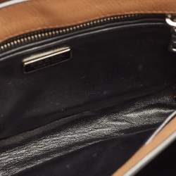 Pre Owned Prada Brown Leather Arcade Crossbody Bag