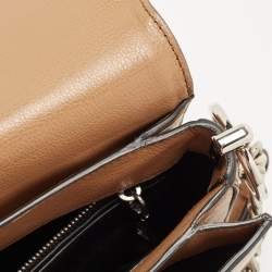 Pre Owned Prada Brown Leather Arcade Crossbody Bag