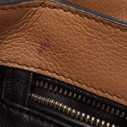 Pre Owned Prada Brown Leather Arcade Crossbody Bag