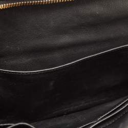 Prada Black Saffiano Lux Leather Double Zip Camera Crossbody Bag
