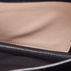 Pre Owned Prada Beige Saffiano Leather Mini Sound Crossbody Bag