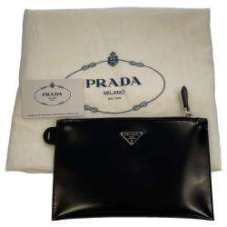 Pre Owned Prada Black Mesh Polka Dot Tote Bag