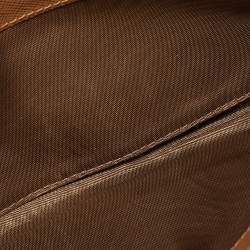 Pre Owned Prada Tan Saffiano Lux Leather Flap Continental Wallet
